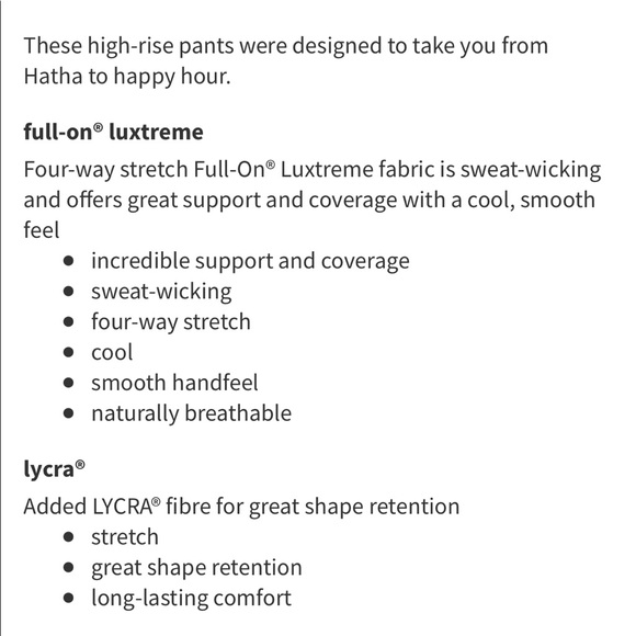 Lululemon High Times Luxtreme Posey Black White - Picture 7 of 8